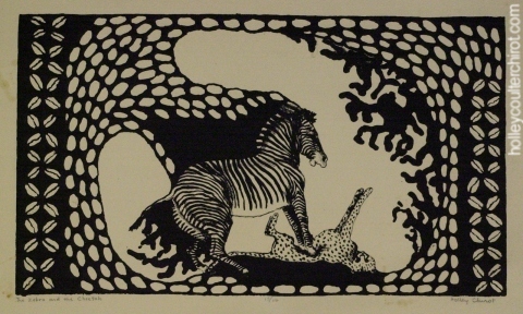 The zebra and the cheetah